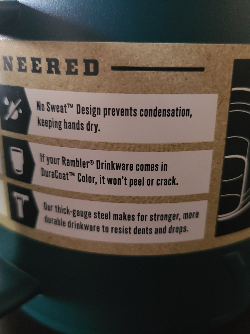 NWT YETI Rambler 14 oz Stackable Mug - Agave Teal - Picture 11 of 13